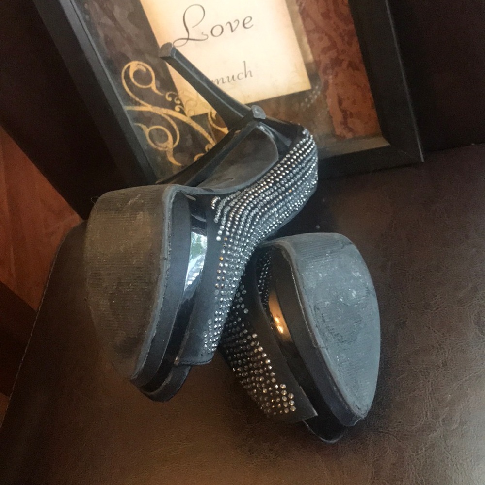 Classic Rhinestone Peep-toe Heel - Picture 4 of 7